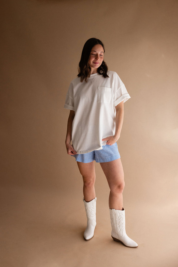 Oversized Boyfriend Cotton Tee