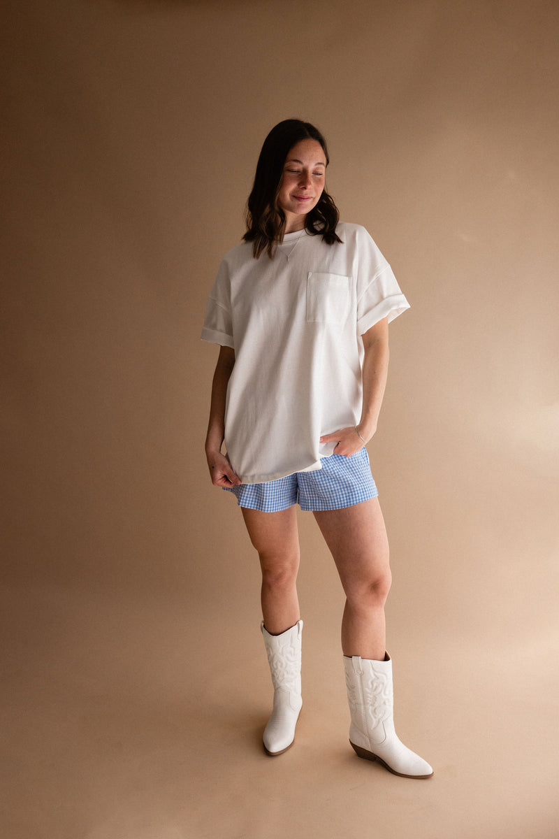 Oversized Boyfriend Cotton Tee