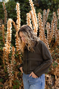 Olive Green Barn Jacket