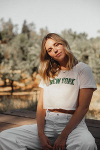 New York Cropped Tee