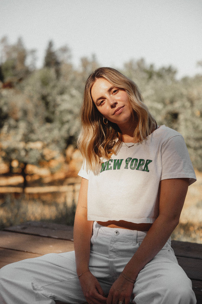 New York Cropped Tee