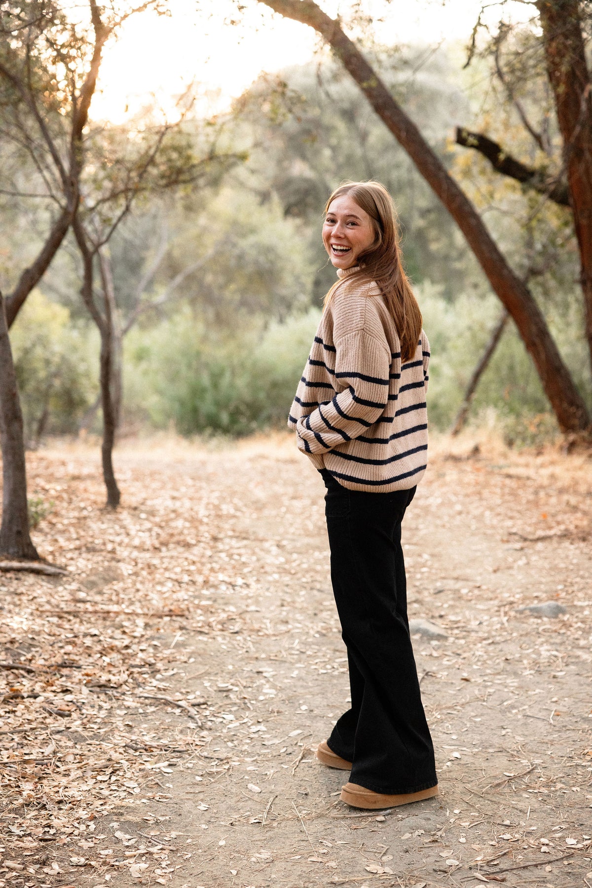 Mocha Striped Sweater