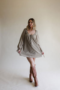 Kara Plaid Mini Dress