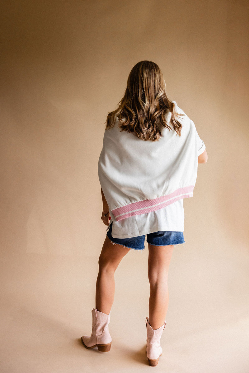 Pink Preppy Crewneck