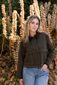 Olive Green Barn Jacket