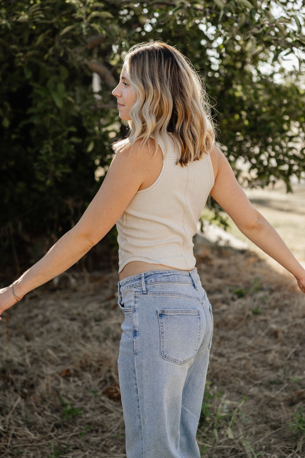 Racerback Tank Ivory