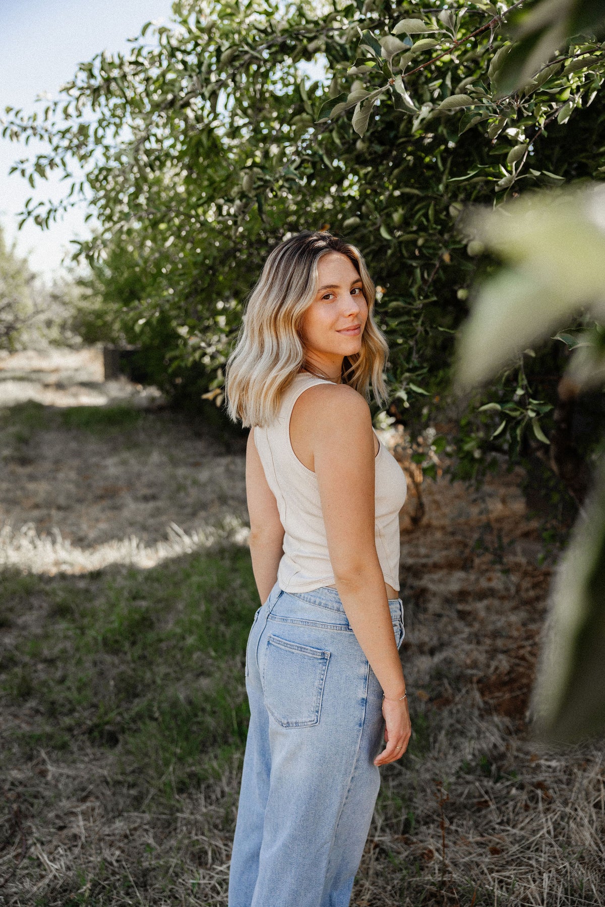 Racerback Tank Ivory