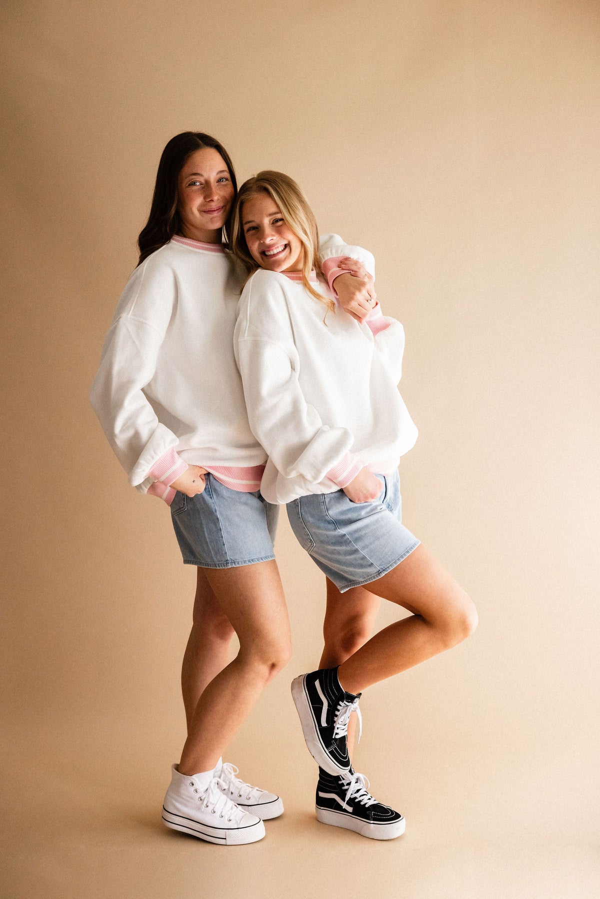 Pink Preppy Crewneck