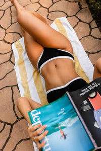 Paris Bikini Set in Black/White