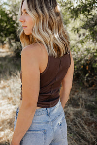 Racerback Tank Cocoa