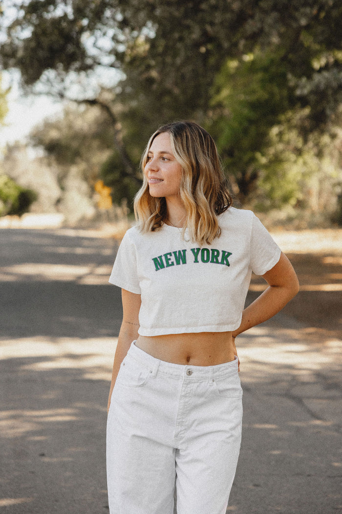 New York Cropped Tee