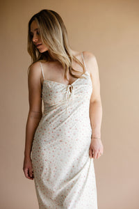 Yellow Floral Maxi Dress