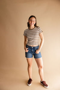 JBD Medium Wash Cut Off Shorts
