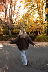 Brown Oversized Dad Jacket