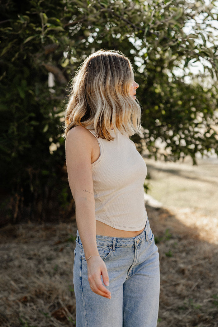 Racerback Tank Ivory