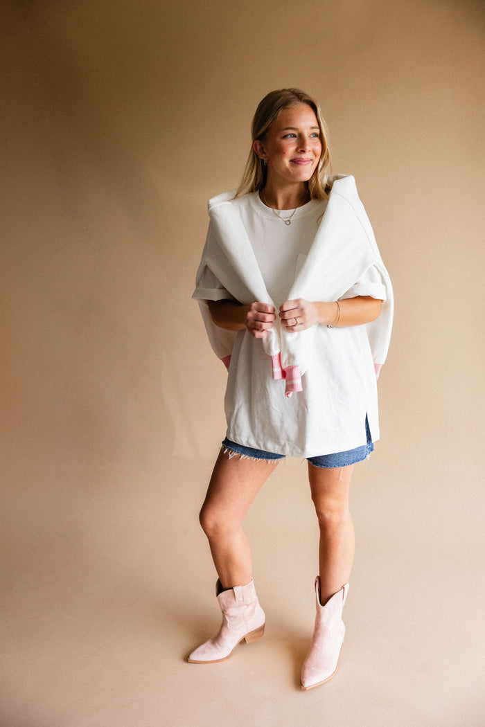 Oversized Boyfriend Cotton Tee