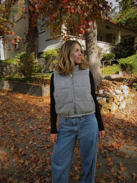 Knit Puffer Vest