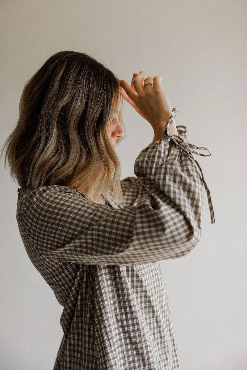 Kara Plaid Mini Dress