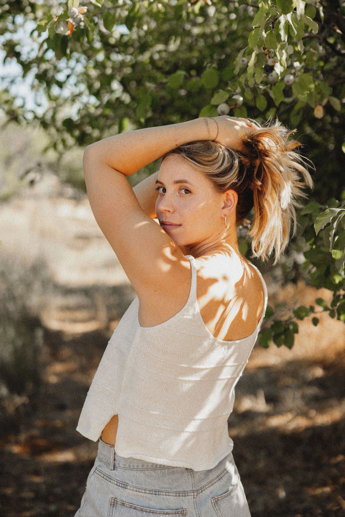 Knit Open Front Sweater Tank