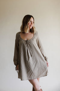 Kara Plaid Mini Dress