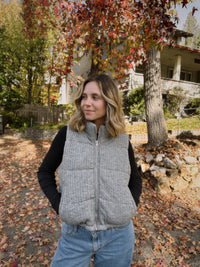 Knit Puffer Vest