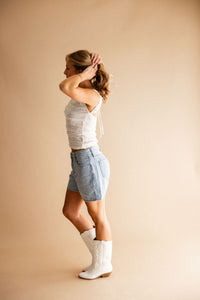 Just Black Denim Light Wash Denim Shorts