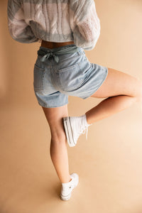 Just Black Denim Light Wash Denim Shorts