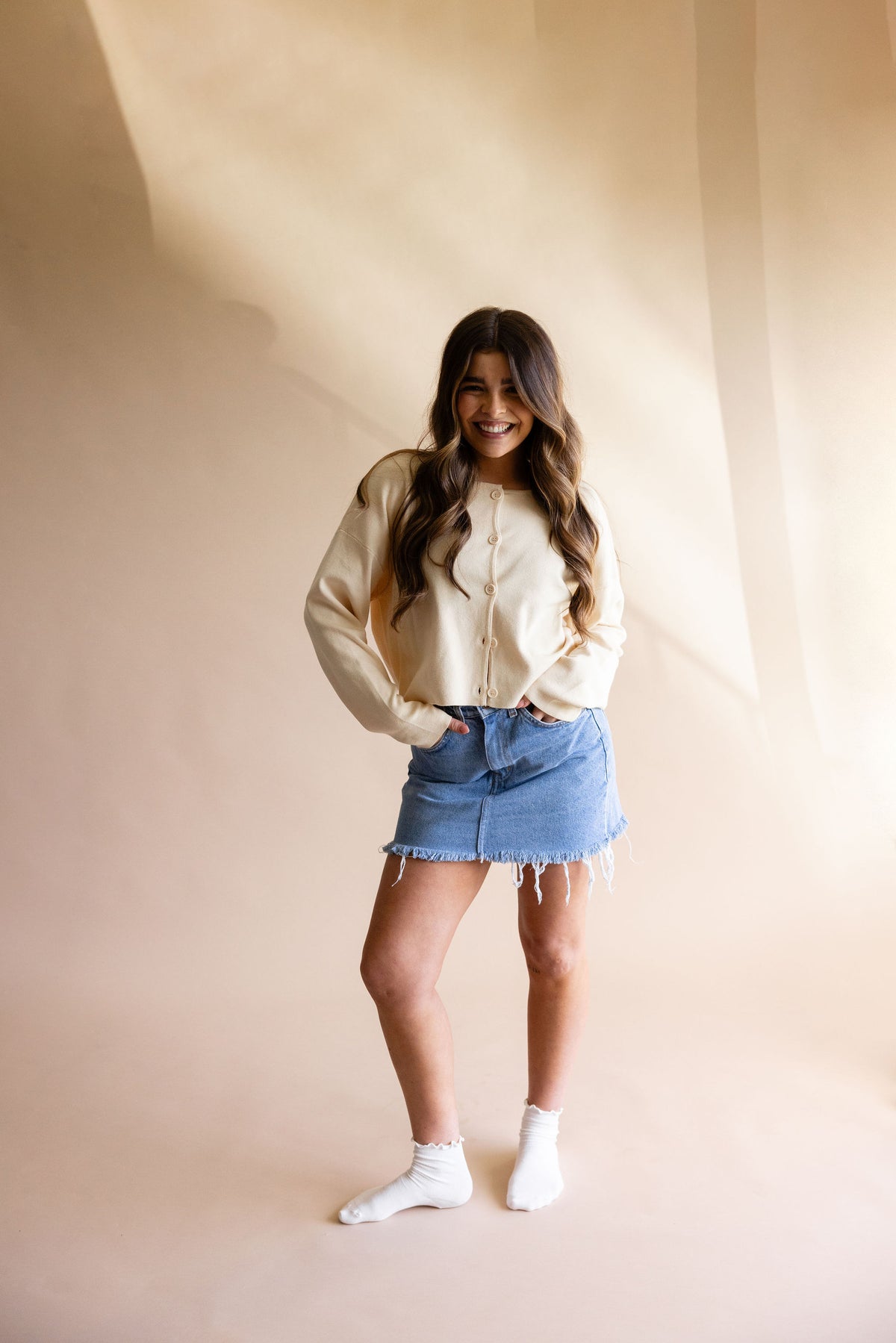 Butter Yellow Sweater Cardigan