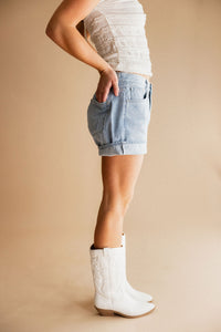 Just Black Denim Light Wash Denim Shorts