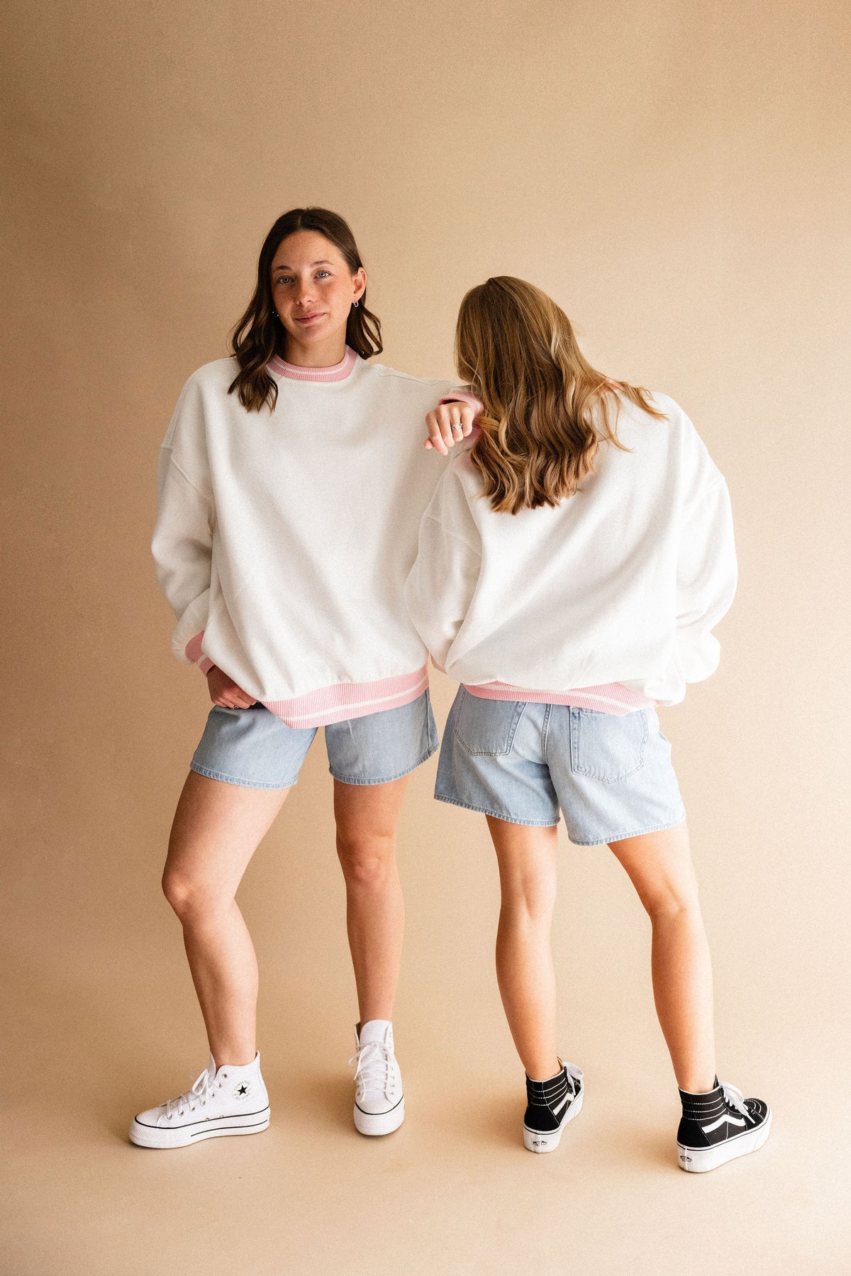 Pink Preppy Crewneck