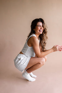Heather Grey Sweat Shorts