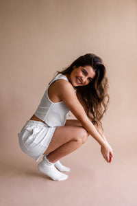 Heather Grey Sweat Shorts